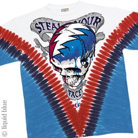 Grateful Dead - Steal Your Face V Dye T Shirt